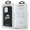 Etui KARL LAGERFELD Monogram Karl&Chaoupette Head Pin do Apple iPhone 16 Pro Max Czarny Gwarancja 24 miesiące