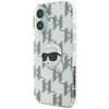 Etui KARL LAGERFELD IML Karl Head Electroplated do Apple iPhone 16 Przezroczysty Seria telefonu iPhone