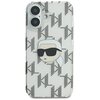 Etui KARL LAGERFELD IML Karl Head Electroplated do Apple iPhone 16 Przezroczysty Model telefonu iPhone 16
