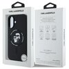 Etui KARL LAGERFELD Silicone Karl&Choupette Ring MagSafe do Apple iPhone 16 Plus Czarny Marka telefonu Apple