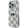 Etui KARL LAGERFELD IML Karl Head Electroplated do Apple iPhone 16 Pro Przezroczysty Seria telefonu iPhone