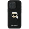 Etui KARL LAGERFELD Monogram Karl Head Pin do Apple iPhone 16 Pro Max Czarny Model telefonu iPhone 16 Pro Max