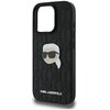 Etui KARL LAGERFELD Monogram Karl Head Pin do Apple iPhone 16 Pro Max Czarny Typ Etui nakładka