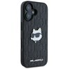 Etui KARL LAGERFELD Monogram Choupette Head Pin do Apple iPhone 16 Czarny Kompatybilność Apple iPhone 16