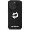 Etui KARL LAGERFELD Monogram Choupette Head Pin do Apple iPhone 16 Pro Czarny Model telefonu iPhone 16 Pro