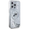 Etui KARL LAGERFELD Liquid Glitter Karl & Choupette Head Magsafe do Apple iPhone 15 Pro Przezroczysty Kompatybilność Apple iPhone 15 Pro