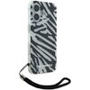 Etui KARL LAGERFELD IML Zebra Pattern & Cord do Apple iPhone 16 Czarno-biały Model telefonu iPhone 16