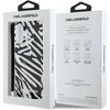 Etui KARL LAGERFELD IML Zebra Pattern & Cord do Apple iPhone 16 Czarno-biały Marka telefonu Apple