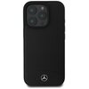 Etui MERCEDES Textured And Plain Leather MagSafe do Apple iPhone 16 Pro Max Czarny Model telefonu iPhone 16 Pro Max