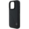 Etui MERCEDES MB Curved Stitches Leather do Apple iPhone 16 Pro Max Czarny Typ Etui nakładka