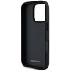 Etui MERCEDES MB Curved Stitches Leather do Apple iPhone 16 Pro Max Czarny Gwarancja 24 miesiące