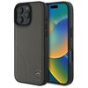 Etui MERCEDES MB Curved Stitches Leather do Apple iPhone 16 Pro Max Brązowy