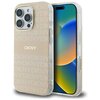 Etui DKNY Repeat Texture Pattern With Stripe do Apple iPhone 16 Pro Max Różowy