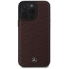 Etui MERCEDES MB Waves Leather do Apple iPhone 16 Pro Max Czerwony Model telefonu iPhone 16 Pro Max