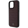 Etui MERCEDES MB Waves Leather do Apple iPhone 16 Pro Max Czerwony Typ Etui nakładka