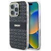 Etui DKNY Repeat Texture Pattern With Stripe do iPhone 16 Pro Czarny
