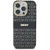 Etui DKNY Repeat Texture Pattern With Stripe do iPhone 16 Pro Czarny Model telefonu iPhone 16 Pro