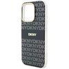 Etui DKNY Repeat Texture Pattern With Stripe do iPhone 16 Pro Czarny Typ Etui nakładka