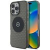 Etui MERCEDES MB Case Star Pattern do Apple iPhone 16 Pro Czarny