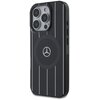 Etui MERCEDES MB Double Layer Crossed Lines MagSafe do Apple iPhone 16 Pro Czarny Seria telefonu iPhone