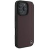 Etui MERCEDES MB Wood Imitation Leather MagSafe do Apple iPhone 16 Pro Czerwony Kompatybilność Apple iPhone 16 Pro