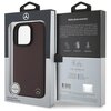 Etui MERCEDES MB Wood Imitation Leather MagSafe do Apple iPhone 16 Pro Max Czerwony Marka telefonu Apple