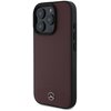 Etui MERCEDES Textured And Plain Leather MagSafe do Apple iPhone 16 Pro Max Czerwony Seria telefonu iPhone