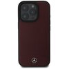 Etui MERCEDES Textured And Plain Leather MagSafe do Apple iPhone 16 Pro Max Czerwony Model telefonu iPhone 16 Pro Max
