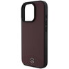 Etui MERCEDES Textured And Plain Leather MagSafe do Apple iPhone 16 Pro Max Czerwony Typ Etui nakładka