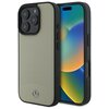 Etui MERCEDES MB Textured and Plain Leather MagSafe do Apple iPhone 16 Pro Max Beżowy