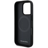 Etui MERCEDES MB Blue Line Leather MagSafe do Apple iPhone 16 Pro Max Czarny Gwarancja 24 miesiące