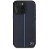 Etui MERCEDES MB Blue Line Leather MagSafe do Apple iPhone 16 Pro Max Granatowy Model telefonu iPhone 16 Pro Max