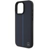 Etui MERCEDES MB Blue Line Leather MagSafe do Apple iPhone 16 Pro Max Granatowy Typ Etui nakładka