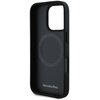 Etui MERCEDES MB Blue Line Leather MagSafe do Apple iPhone 16 Pro Max Granatowy Gwarancja 24 miesiące