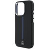 Etui MERCEDES Silicone Blue Stripe MagSafe do Apple iPhone 16 Pro Czarny Typ Etui nakładka