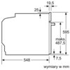 Piekarnik BOSCH HBA554EB3 Seria 4 Elektroniczny Czarny A+ Typ prowadnic w piekarniku Drabinkowe + 1 poziom prowadnic teleskopowych