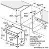 Piekarnik SIEMENS HR532GBS3 Elektryczny parowy Czarno-srebrny A+ Typ prowadnic w piekarniku Drabinkowe