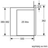 Kuchenka mikrofalowa BOSCH BEL554MB0 Serie 6 900W średnica 31.5 pojemność 25L Auto Defrost Hydroliza Czarny Moc mikrofali [W] 900