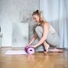 Mata do jogi HMS YM10 Fioletowy Materiał TPE