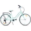 Rower młodzieżowy SUN BABY Heart Bike 24 cale dla dziewczynki Miętowy Rama Stalowa, 14.8"