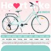 Rower młodzieżowy SUN BABY Heart Bike 24 cale dla dziewczynki Miętowy Wiek 9 lat