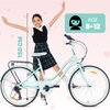 Rower młodzieżowy SUN BABY Heart Bike 24 cale dla dziewczynki Miętowy Wyposażenie Dzwonek