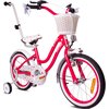 Rower dziecięcy SUN BABY Heart Bike 16 cali dla dziewczynki Malinowy