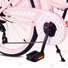 Rower młodzieżowy SUN BABY Heart Bike 24 cale dla dziewczynki Różowy Waga z opakowaniem [kg] 21