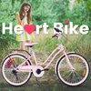 Rower młodzieżowy SUN BABY Heart Bike 24 cale dla dziewczynki Różowy Wyposażenie Dzwonek