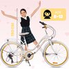 Rower młodzieżowy SUN BABY Heart Bike 24 cale dla dziewczynki Biało-złoty Wiek 10 lat