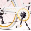 Rower młodzieżowy SUN BABY Heart Bike 24 cale dla dziewczynki Biało-złoty Przerzutka przednia marka Brak