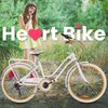 Rower młodzieżowy SUN BABY Heart Bike 24 cale dla dziewczynki Biało-złoty Przeznaczony Dla dziewczynki