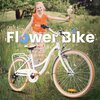 Rower młodzieżowy SUN BABY Flower Bike 24 cali dla dziewczynki Biało-beżowy Wiek 10 lat