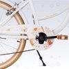 Rower młodzieżowy SUN BABY Flower Bike 24 cali dla dziewczynki Biało-beżowy Przerzutka przednia marka Brak